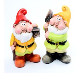 Trpaslík keramika 11x10,5x20,5cm mix