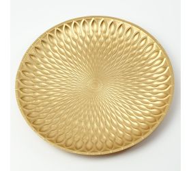 Tácka drevo mdf zlatá 29,3x3cm