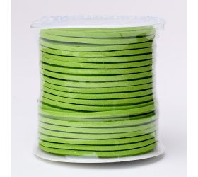 Šnúrka koža 3mmx45m jabl. zelená