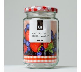 Sklenená dóza 370ml kovové viečko