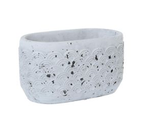 Obal cement antique grey 20*11.5*h11.5cm