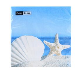 195097 servítky shells by the sea 33x33cm