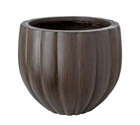 Kv-19 obal umelý kameň pumpkin lotus d, antique hnedá 30x30x26