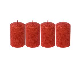 Valec 4-pack gliter červený 6x9