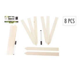 Štítok na rastlinné drevo 8ks (f1) cy8901520