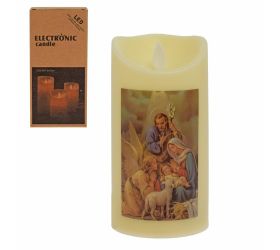 Svet. led svätá rodina 7,5*7,5*15cm