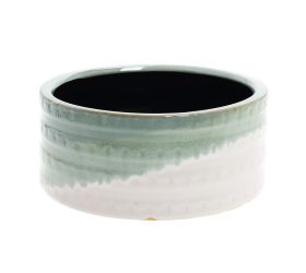 Obal trojfarebný keramika 22.4*22.4*9.5 mentol