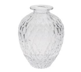 Váza sklo 8,5x24cm číra