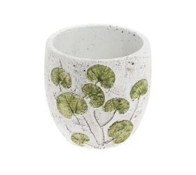 Obal listy keramika 11*11*10.5 bielozelený