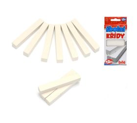 Školské kriedy biele, 12ks v krabičke