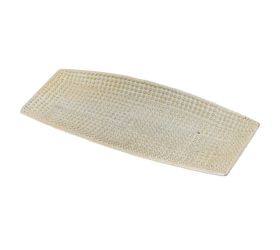 Tácka keramika 46,5x20x3,5cm zlatá