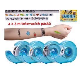 Pásky lepiace s tetovaním modré