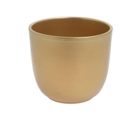 Obal mica decorations tusca plant pot - v14 x pr.14,5cm - gold /1019038