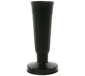 Váza so záťažou 32cm čierna