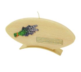 Levandula prov.dysk ovál ecru