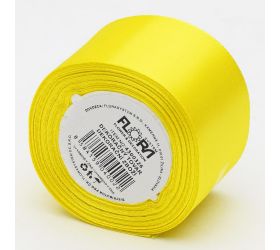 Saten stuha 38mm/10m farba 132 tm.žltá