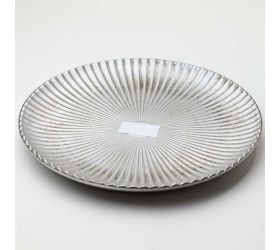 Tácka kruh strieb. 30x3cm