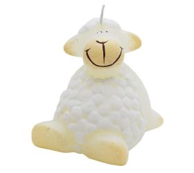 Figurka baranček sediaci biely 7cm