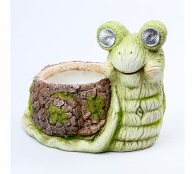 Solar obal slimák mgo zelený 32x19,5x24,5cm