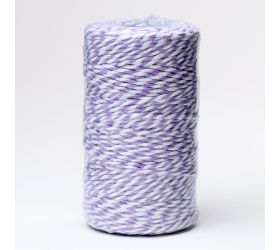 Šnúrka farby  2mmx100m levand/biela