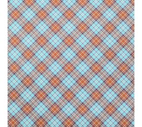 Papier bal. s/25 kraft karo modré 0.7m0x1m *11531