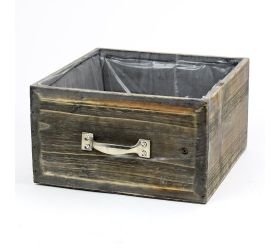 281fl/s debnička drevo šedo biela xl 25*25*14.5h