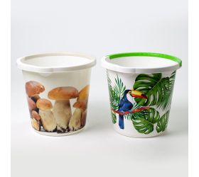 Vedro uh 10l s výlevkou dekorované