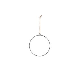 Kruh kov záves čierny 38cm