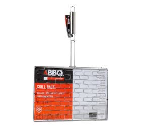 Grilovací rožt hrana 41x28cm s ručkou bbq c83500170