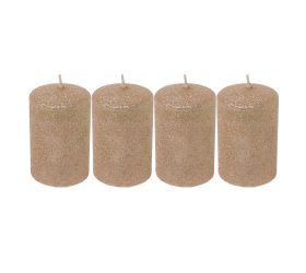 Valec 4-pack gliter rose gold 6x9