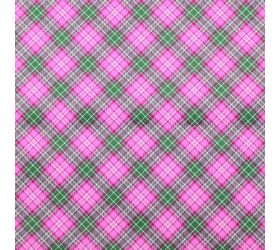 Papier bal. s/25 kraft karo ružové 0.7m0x1m *11530