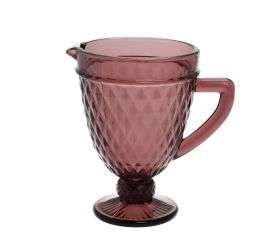 Hrnček sklo 14x20cm ružový