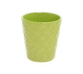 Obal orch.kosoštvorec zelený 13xv14cm