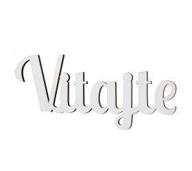 Výrez-vitajte biela 20x7cm s/3