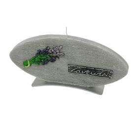 Levandula prov.dysk ovál grafit