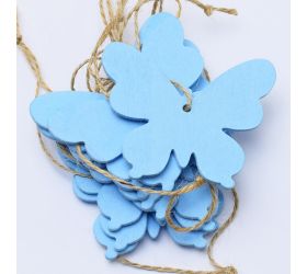 Motýľ-výrez sv.modrá s/10 7cm super cena