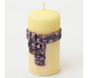 Šálik val.7x14 krem+hnedý