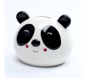 Pokladnička panda biela dolomit 12x9,5x10cm