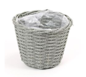 Obal plast šedý m d19xh15cm