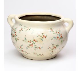 Obal s ušami keramika vzor kvety 20,5x16,5x12cm super cena