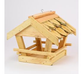 Krmítko drevo v26x30xh26cm biela