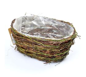 359fl/s obal prútie oval ratan natur  27*17*12