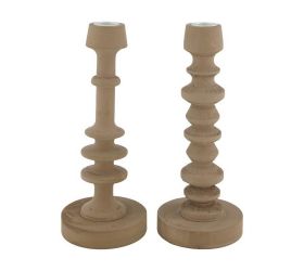 Svietnik na kón.sv. drevo mix 9x22cm