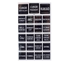 Samolepka na koreničky čierne /sd