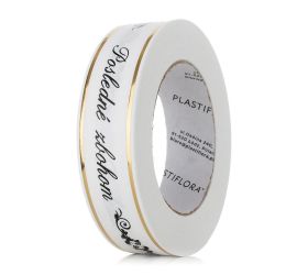 Stuha smútočná biela/čierna poslené zbohom 3/50y 01-45-00