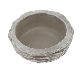 Obal kruh cement bledo-sivý 16,5cm