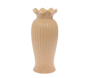 Váza keramika 13x13x30cm hnedá