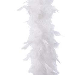 Boa perie biele 184cm/pr.17cm