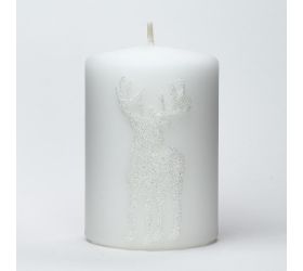 Jeleň val.7x10 biely