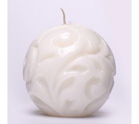 Guľa 100 vyrezáv.biela